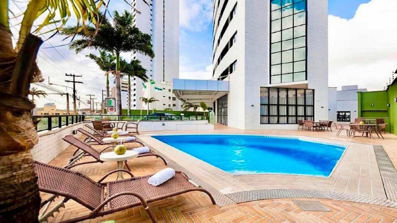 Ferienwohnung Natal Plaza 1608 Praia - Nbi - Praia Ponta Negra - Vista X Mar Exterior foto